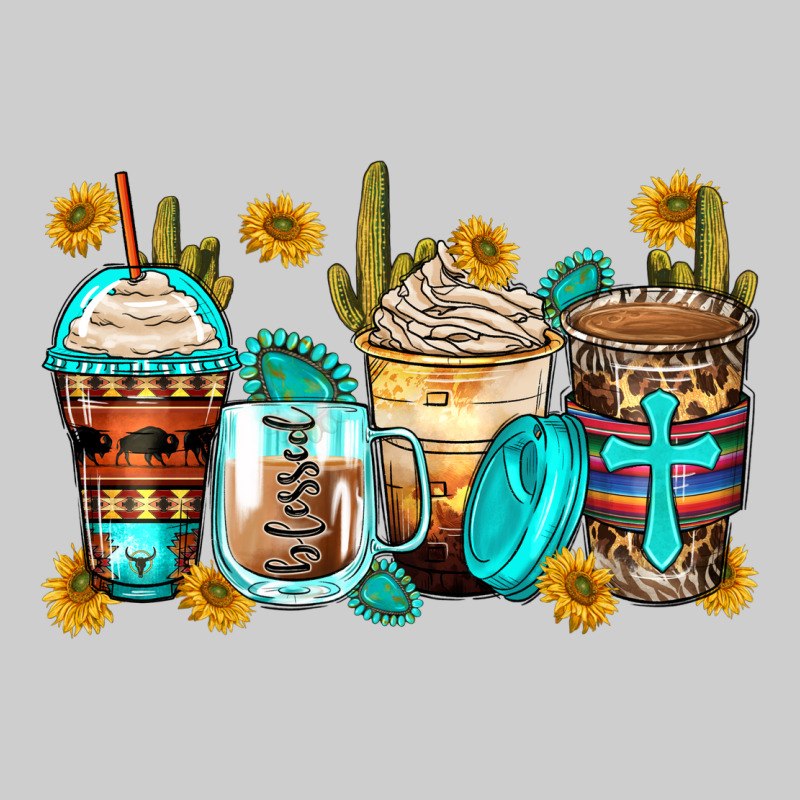 Blessed Coffee Cups Premium Tee by Zillion Design Studio | Teevron
