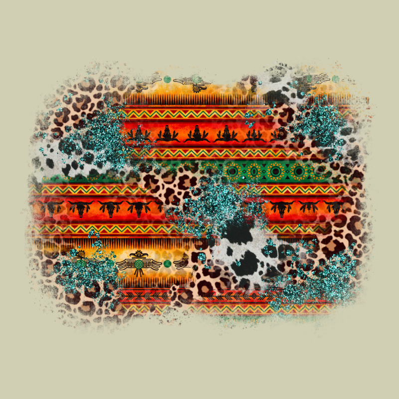 Leopard Aztec Background Heavy Core Tee by Zillion Design Studio | Teevron