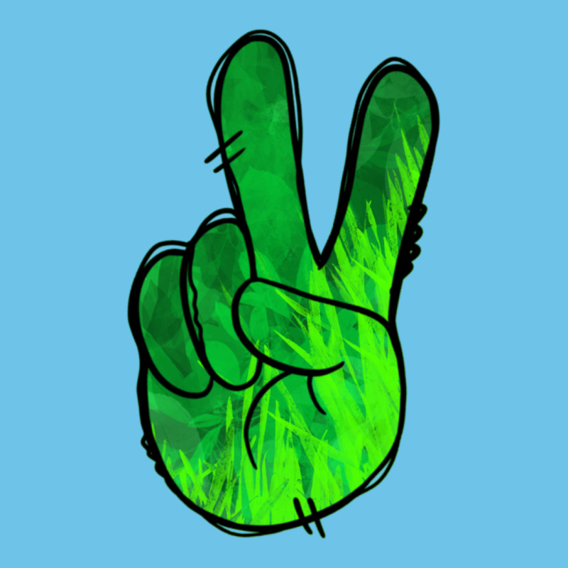 Green Peace Sign Premium Sweatshirt by Jasminsmagicworld | Teevron