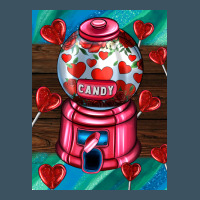 Candy Machine  With Heart Candies  Air Urban Heavy Tee | Teevron
