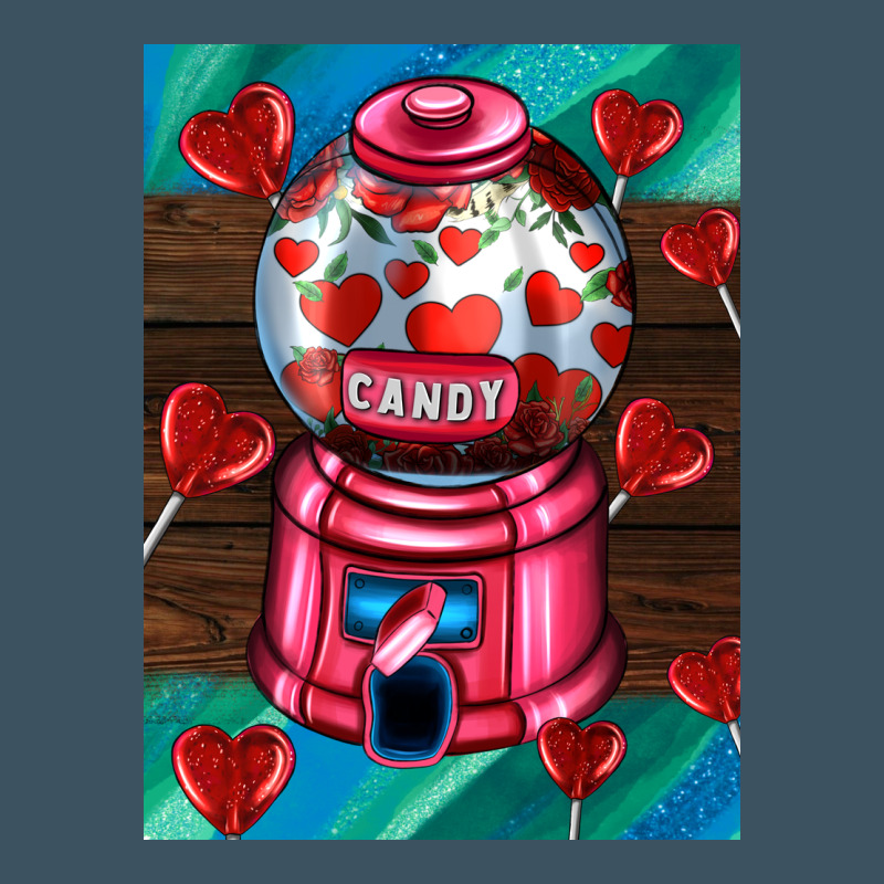 Candy Machine  With Heart Candies  Air Urban Heavy Tee by AdoDesignShop | Teevron