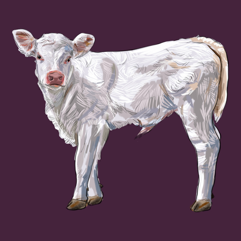 Charolais Calf Long Sleeve Tee by LillyAllenDesigns | Teevron