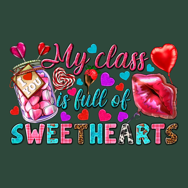 My Class Is Full Of Sweethearts Zipper Hoodie by NancyCooperArtShop | Teevron