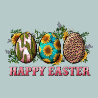 Happy Easter Eggs With Sunflower Leopard And Cactus Heavy Core Tee | Teevron