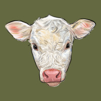 Charolais Calf Face Long Sleeve Tee | Teevron