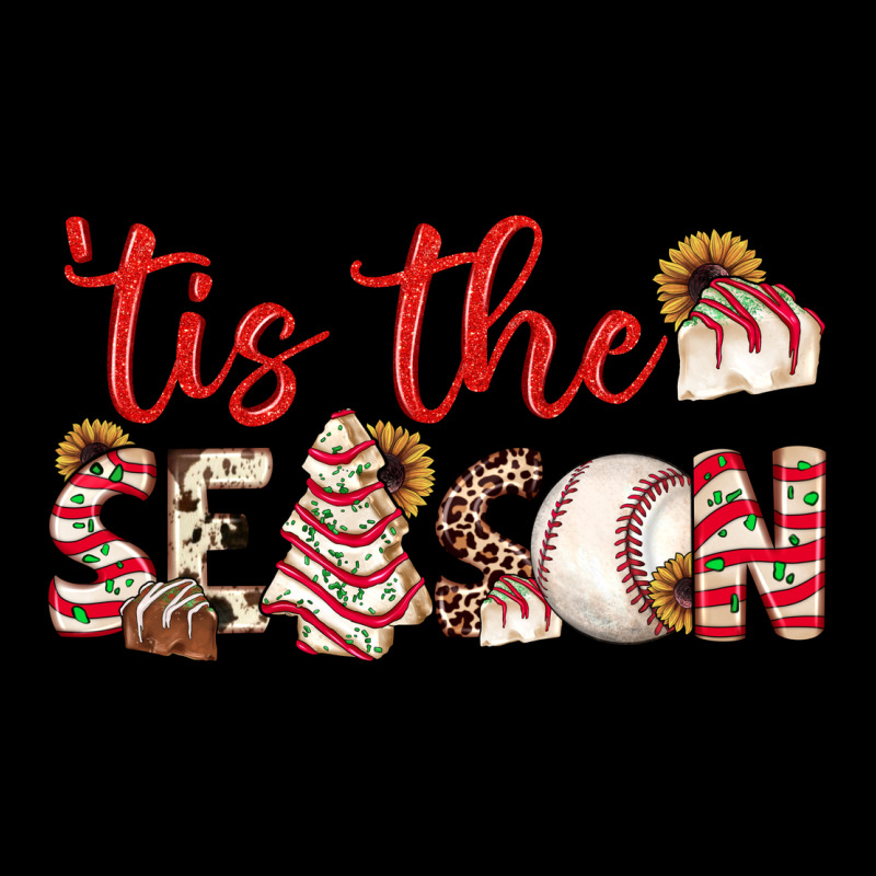 Tis The Season Baseball Little Debbie Tree Cakes Ladies Tee by JahusDesignShop | Teevron