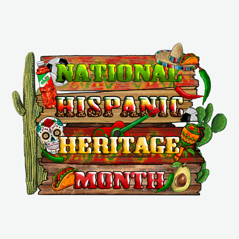 National Hispanic Heritage Month With Background Urban Heavy Tee by BundleAndBundleShop | Teevron