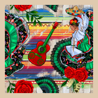 Flamenco Dancer Seamless Pattern Heavyweight Sweatshirt | Teevron