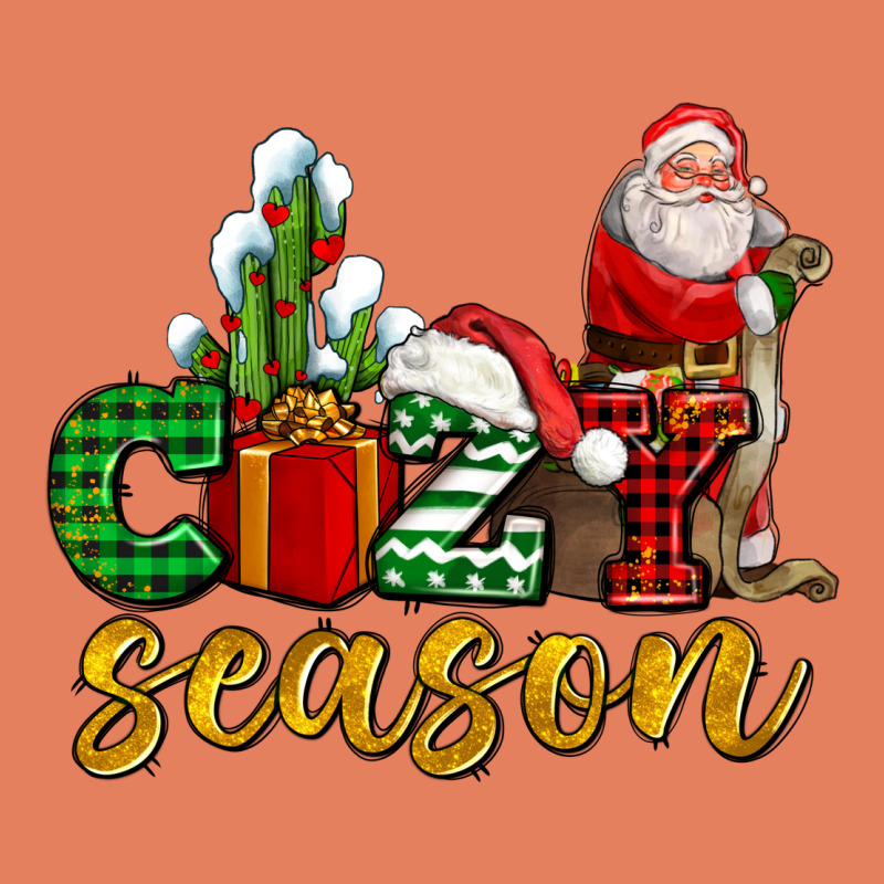 Cozy Season With Santa Christmas Tree Cactus And Gift Classic Tee by AdoDesignShop | Teevron