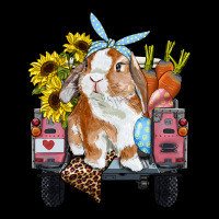 Easter Truck With Bunny Sunflowers And Eggs Heavy Core Tee | Teevron