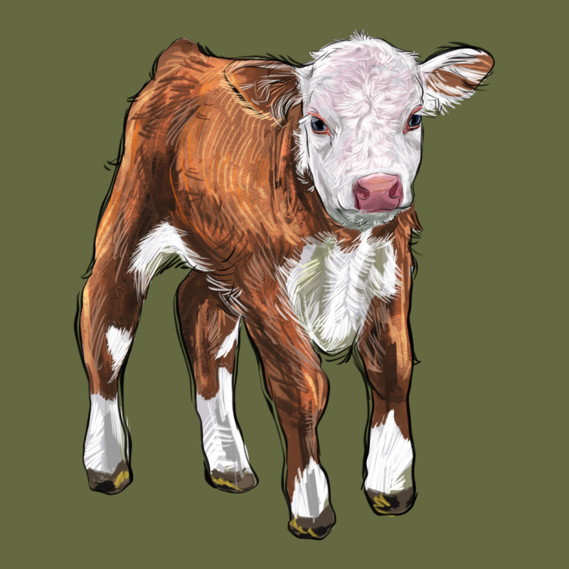 Hereford Calf Long Sleeve Tee by LillyAllenDesigns | Teevron