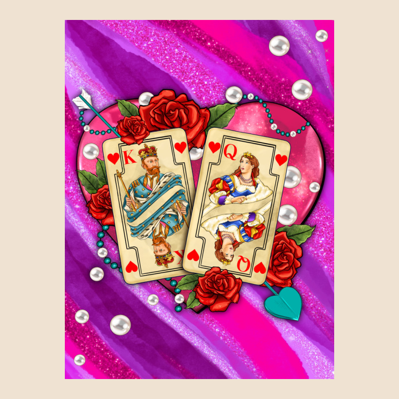 Playing Cards With Pearls And Glitter Air Urban Heavy Tee by AdoDesignShop | Teevron
