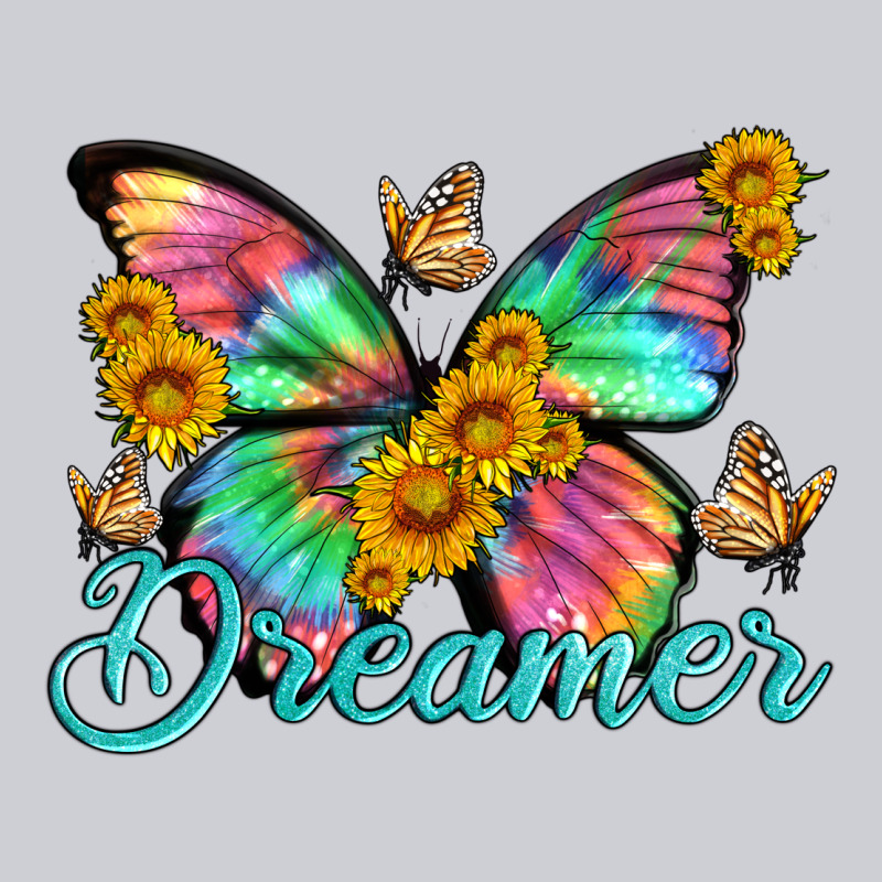 Dreamer With Butterfly And Sunflowers Heavyweight Sweatshirt by Artiststas | Teevron