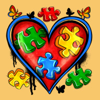 Autism Heart Vintage Hoodie | Teevron