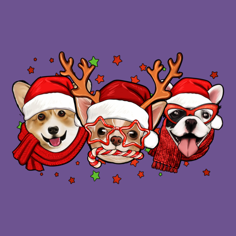 Christmas Dogs Corgi Chihuahua Frenchie Vintage Tee by Jasminsmagicworld | Teevron
