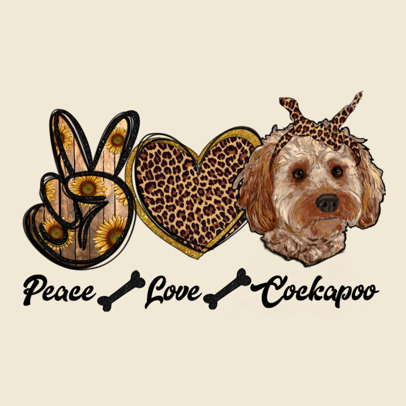 Peace Love Cockapoo Premium Tee by RanaPortraitStore | Teevron