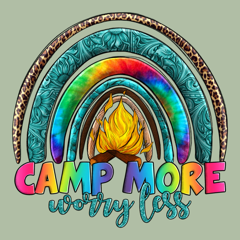 Camp More Worry Less Urban Heavy Tee by Artiststas | Teevron