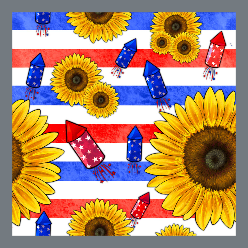 Patriotic Sunflowers Heavyweight Sweatshirt by BundleAndBundleShop | Teevron