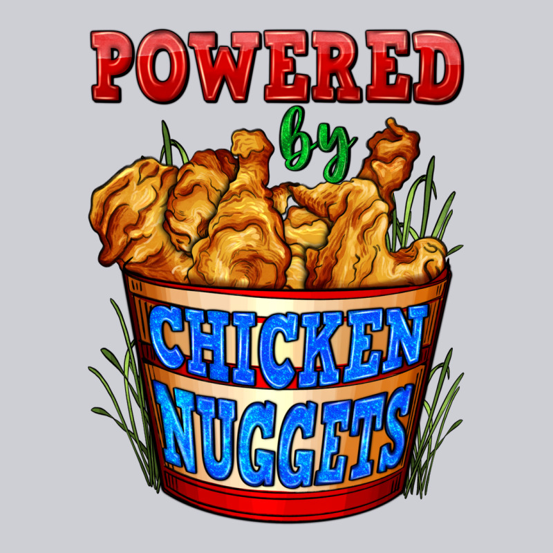 Powered By Chicken Nuggets Heavyweight Sweatshirt by AdoDesignShop | Teevron