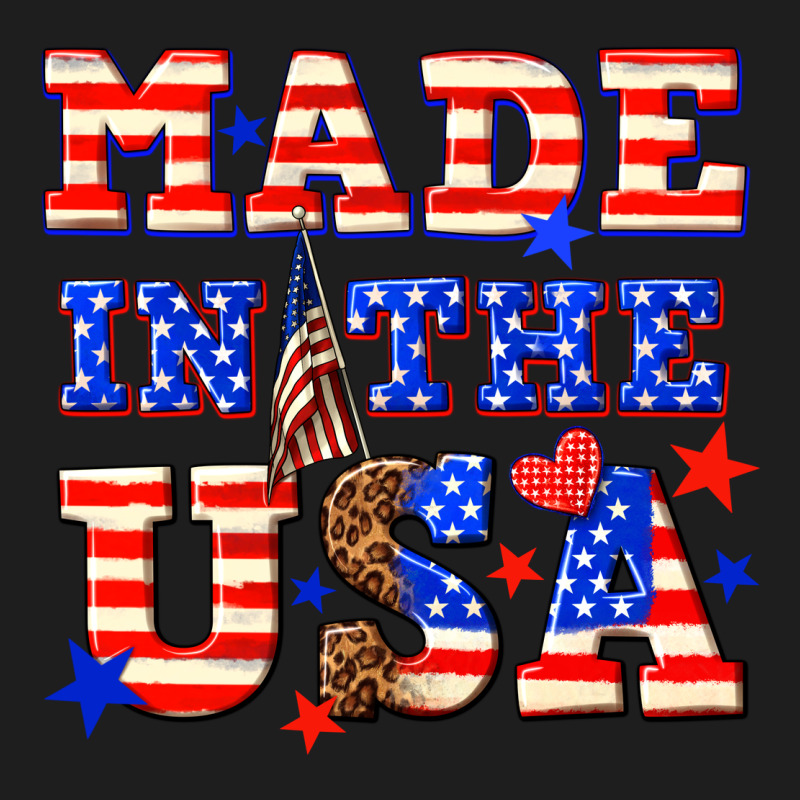 Made In The Usa Classic Tee by NancyCooperArtShop | Teevron
