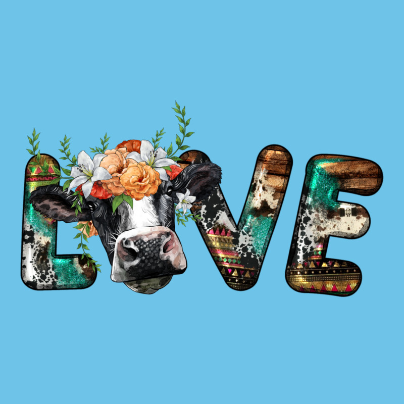 Love With Holstein Cow Premium Sweatshirt by BarkalooDesign | Teevron