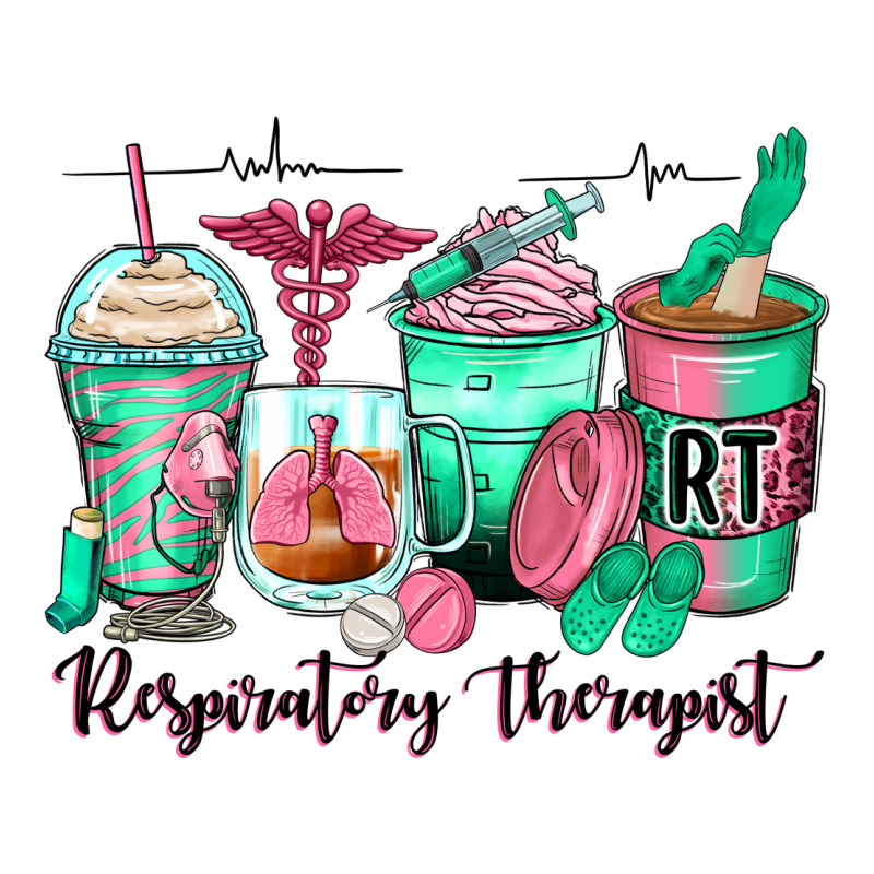 Respiratory Therapist Coffee Cups Premium Tee by Zillion Design Studio | Teevron