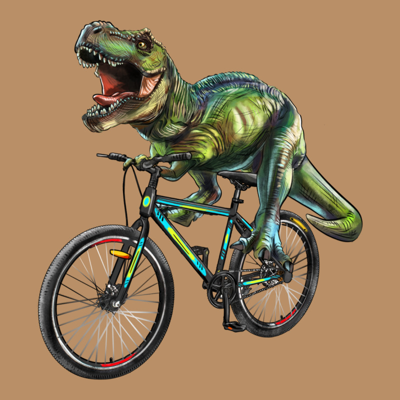 T Rex Dinosaur Riding Dinosaur Vintage Hoodie by RanaPortraitStore | Teevron
