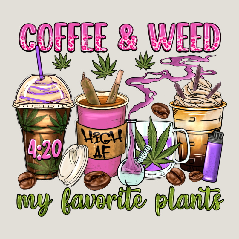 Coffee And Weed My Favorite Plants Heavy Core Tee by Zillion Design Studio | Teevron