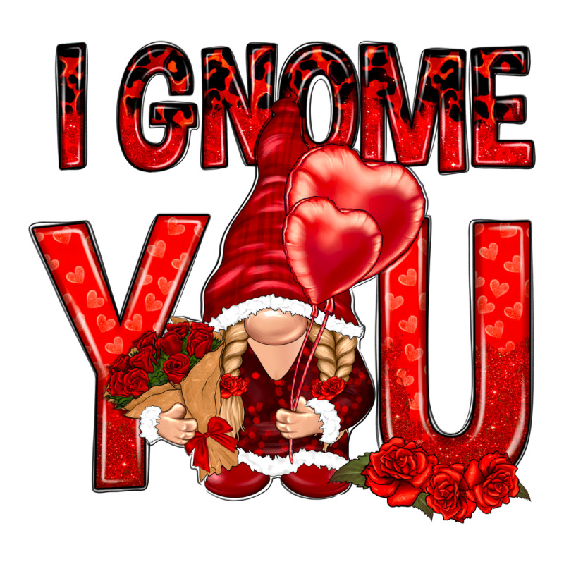I Gnome You With Roses Zipper Hoodie by NancyCooperArtShop | Teevron