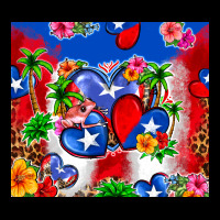 Puerto Rico Hearts Ladies Tee | Teevron