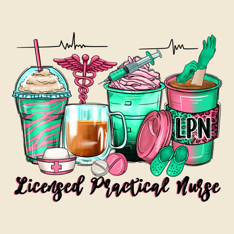 Licensed Practical Nurse Coffee Cups Premium Tee by Zillion Design Studio | Teevron