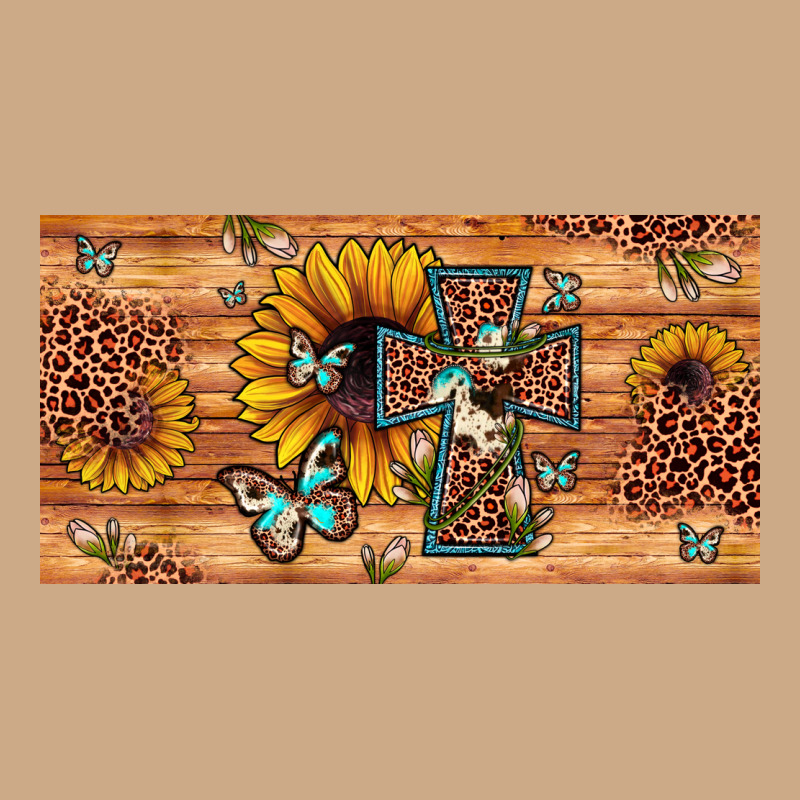 Leopard Cross Butterfly Sunflower Vintage Hoodie by JahusDesignShop | Teevron