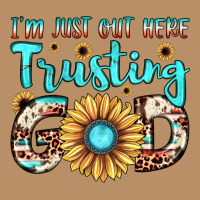 I'm Just Out Here Trusting God Vintage Hoodie | Teevron