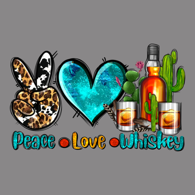 Peace Love Whiskey Vintage Tee by AdoDesignShop | Teevron