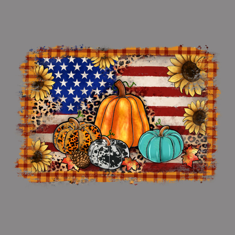 American Flag Fall Backgraund Vintage Tee by JahusDesignShop | Teevron