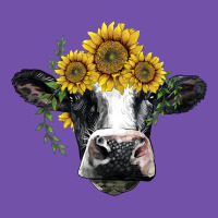 Holstein Cow With Sunflower Premium Sweatshirt | Teevron