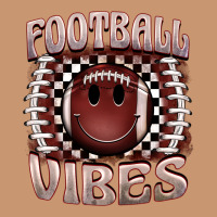 Football Vibes Smiley Face Heavyweight Hoodie | Teevron