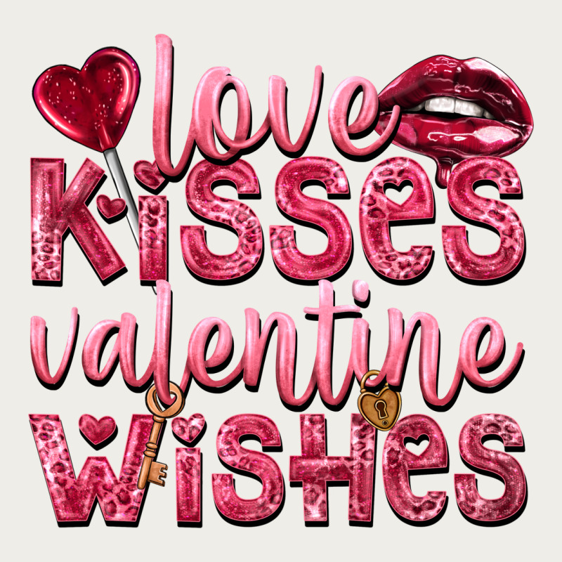 Love Kisses Valentine Wishes Zipper Hoodie by NancyCooperArtShop | Teevron
