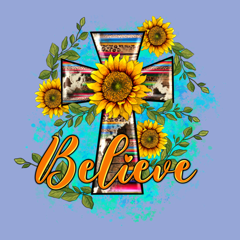 Western Belive Sunflowers Cross Classic Tee by BarkalooDesign | Teevron