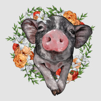 Baby Pig Floral Wreath Premium Sweatshirt | Teevron