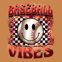 Baseball Vibes Smiley Face Heavyweight Hoodie | Teevron