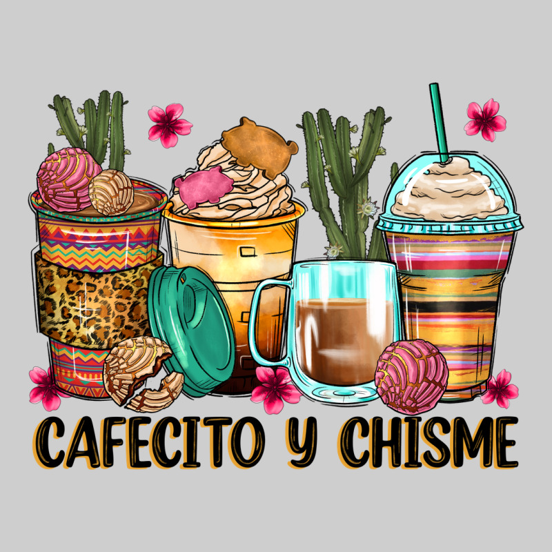 Cafecito Y Chisme Coffee Cups Premium Tee by Zillion Design Studio | Teevron