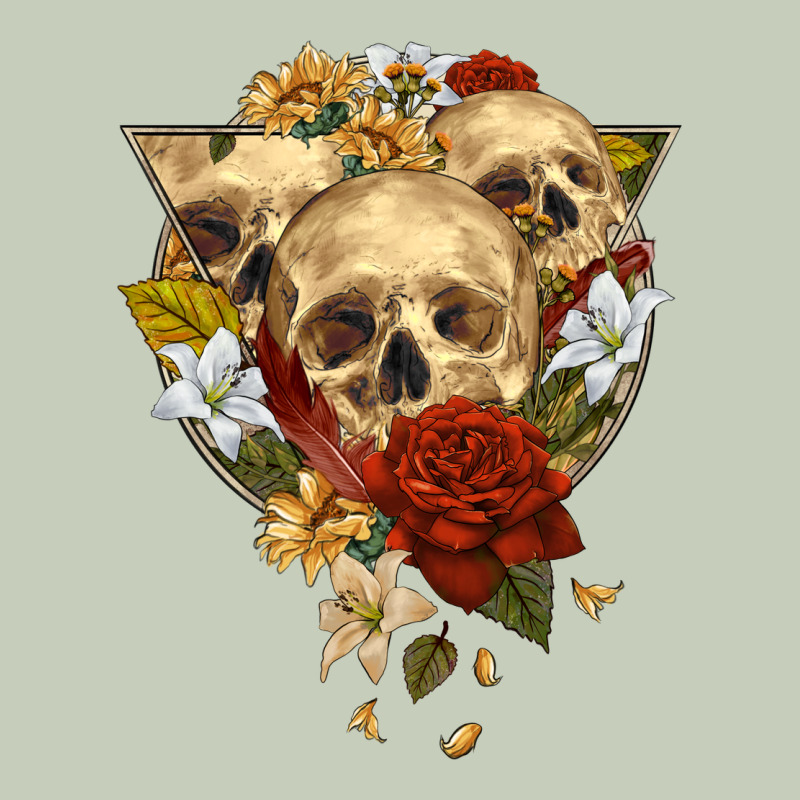 Triangle Flower Skeletons Ladies Tee by RanaPortraitStore | Teevron