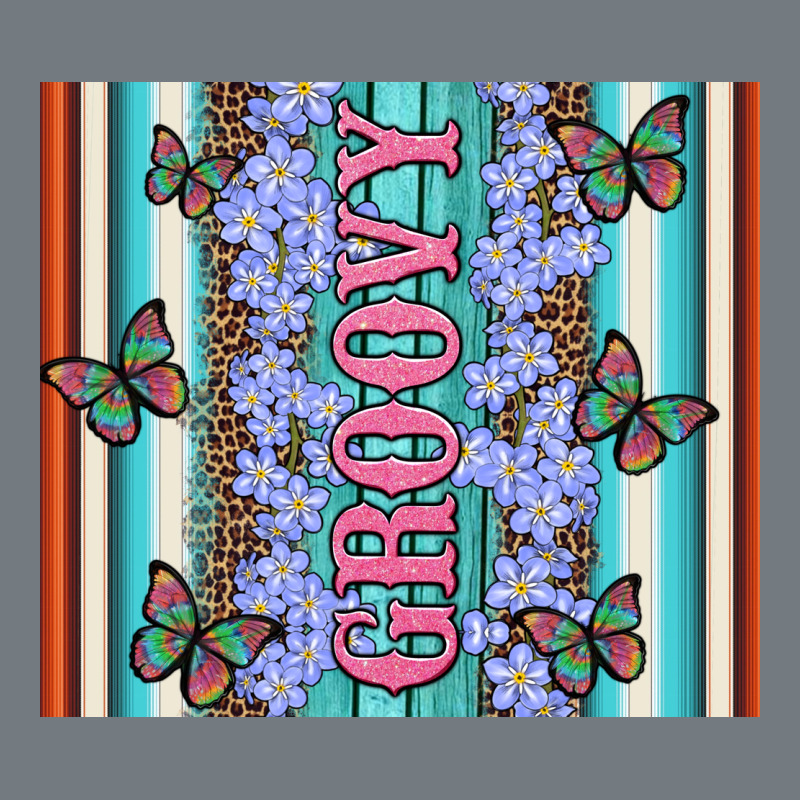 Groovy With Flowers And Butterflies Heavyweight Sweatshirt by Artiststas | Teevron