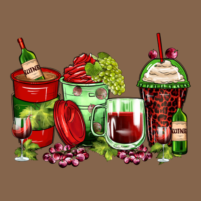 Wine Coffee Cups Premium Tee by Zillion Design Studio | Teevron