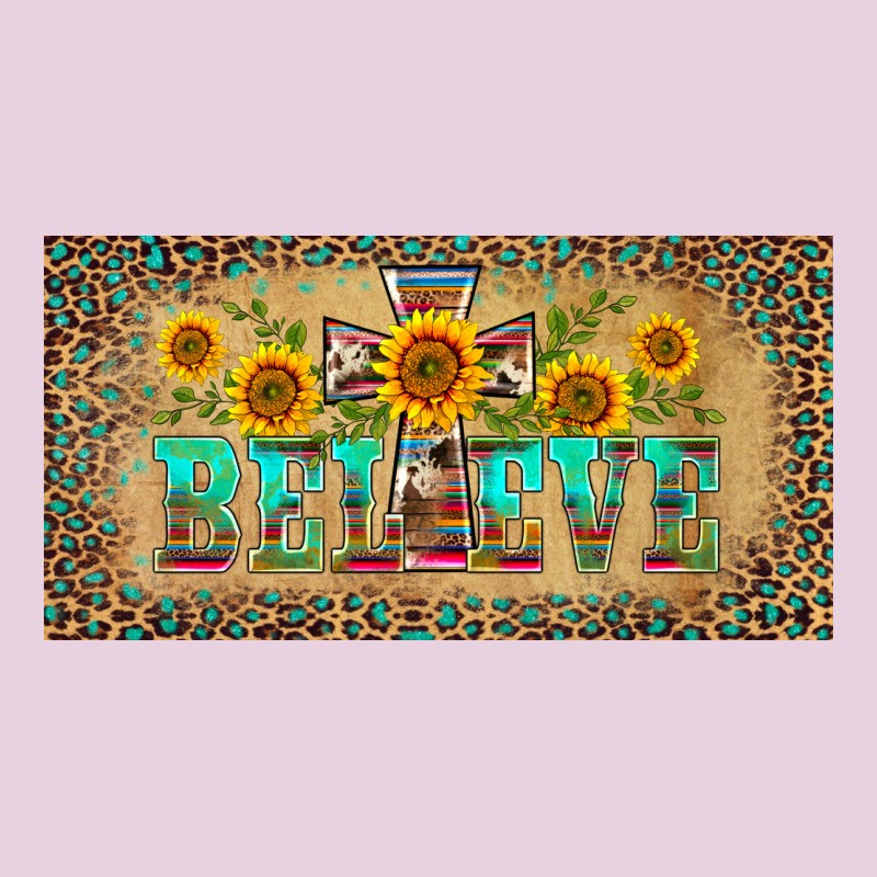 Western Believe Leopard Aztek License Plate Template Classic Tee by BarkalooDesign | Teevron