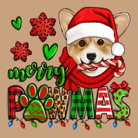 Merry Pawmas Christmas Corgi Vintage Tee | Teevron