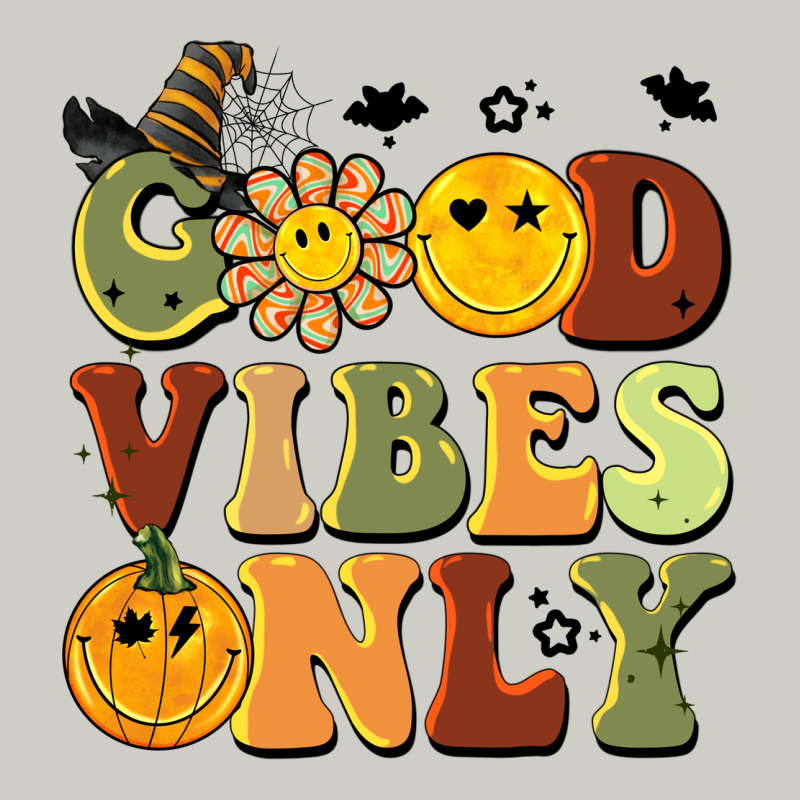 Halloween Good Vibes Only Heavyweight Hoodie by BarkalooDesign | Teevron