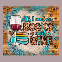 All I Need Are Books And Wine Vintage Hoodie | Teevron