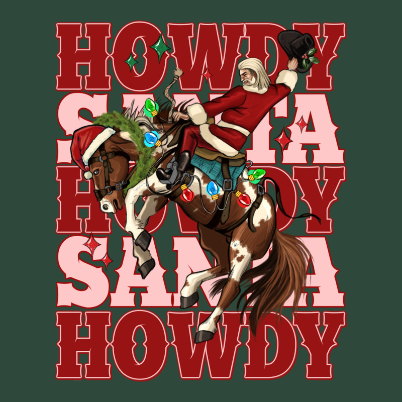 Howdy Santa Cowboy Christmas Zipper Hoodie by MaliasSmallBusiness | Teevron